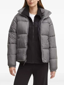 Columbia Puffect™ Steppjacke Damen L grau Seitentaschen Full Zip - Bild 1 von 15