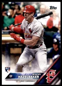 2016 actualización Topps #US99 novato Jeremy Hazelbaker - Imagen 1 de 2