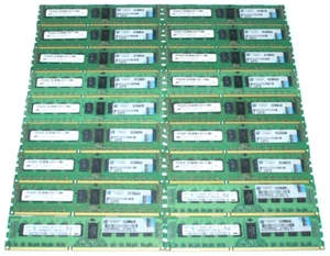 (LOT OF 18) Genuine HP 2GB 2Rx8 PC3-10600R ECC REG Server Ram 500202-061 - Picture 1 of 2