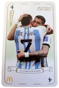 Panini McDonald's Argentina Soccer Card #4 Angel Di Maria El Llanto De Todos - Picture 1 of 2