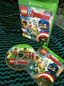 Xbox One Lego Marvel Avengers Game Manual PG PAL Superheroes Action Adventure - Picture 1 of 2