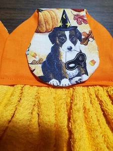 Set of 2 Handmade Hanging Kitchen Towels - Picture 1 of 3