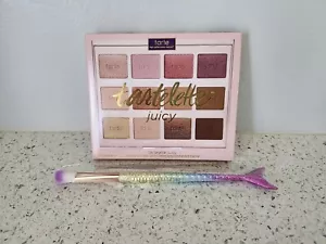 TARTE Tartelette Juicy Amazonian Clay Eyeshadow Palette + SHADOW BRUSH - Picture 1 of 7