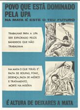 Angola Portugal 1960 independence colonial war psychological propaganda flyer