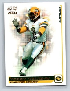 2003 Pacific CFL #36 Terry Vaughn Edmonton Eskimos - Bild 1 von 2