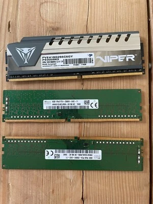 NEW PATRIOT MEMORY 16GB DDR4 SDRAM Memory Module + 2 Dell 8 GB Modules = 32 GB - Image 1 of 2