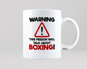 Boxing Mug Gift Idea Boxer Box Gym Fight Combat Sport Defence Tea Coffee Cup  - Picture 1 of 1