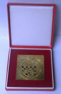 Belgrader Schachverein der Blinden Männer Napredak Schreibtisch Medaille Plakette - Bild 1 von 8