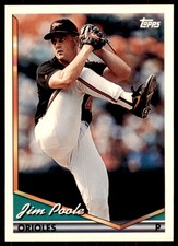 1994 Topps Jim Poole Baseball Card #449