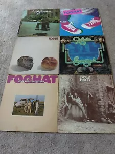 Foghat Lp Lot Rare Classic Rock And Roll Outlaws Energized Fool For City Tight - Picture 1 of 2