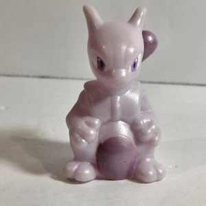 2013 Pokemon Finger Puppet Metallic Mewtwo Figure Catch em All Nintendo Bandai - Picture 1 of 2