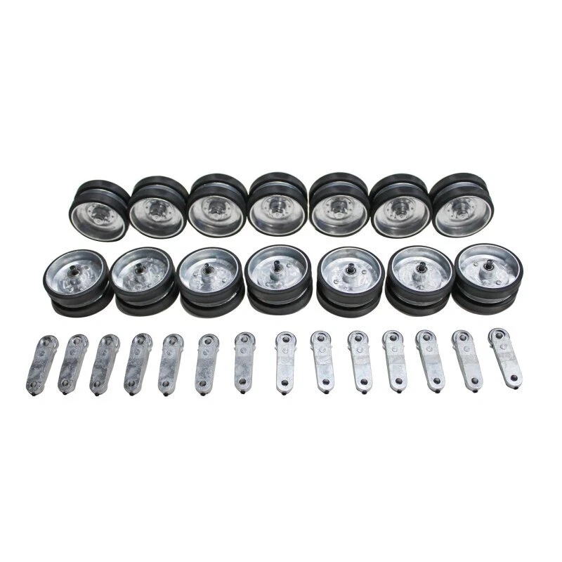 Torro OP-21002 - Leopard 2A6 Metalllaufrollen und -schwingarme - Neu - Bild 1 von 1