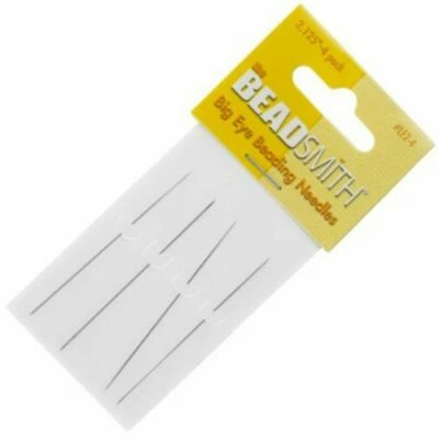 BEADSIMTH Beadsmith Big Eye Beading Needles 2.125"Pack of 4,Jewellery making Tool #LE2-4