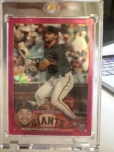 2023 Topps Chrome Magneta #108/399 219 Michael Conforto - San Francisco Giants