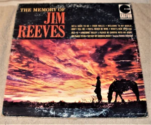 The Memory of Jim Reeves by Frankie Robinson Custom Records Vintage LP Vinyl - Picture 1 of 3