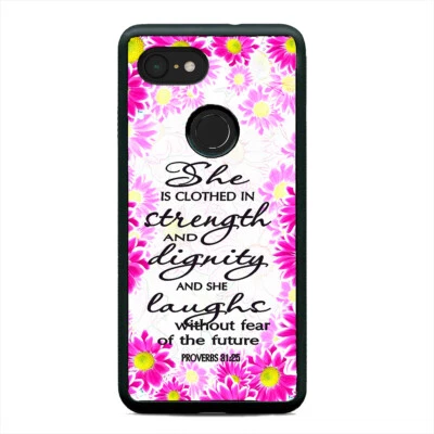 Bible Verse Faith Religion Christian Jesus Case Cover For Google Pixel 3 3XL 2XL - Image 1 of 4