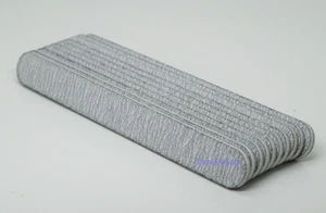 Lima de uñas de acrílico para manicura de doble cara placa emery - cebra 80/100 grano 10 archivos - Imagen 1 de 3