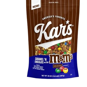 M&M'S Caramel & Chocolate Nuts Mix - Resealable 20oz Bag, Kosher Certified - Picture 1 of 10