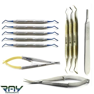 Vista Dental Gum Lift Tunneling Procedure Kit Implant Sinus Micro Noyes Scissors - Picture 1 of 6
