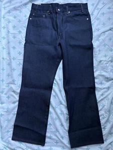 Vintage Levi's 517 Boot Cut Demin Jeans Blank Red Tab Herren 36x30 1990er Neu mit Etikett USA - Bild 1 von 15