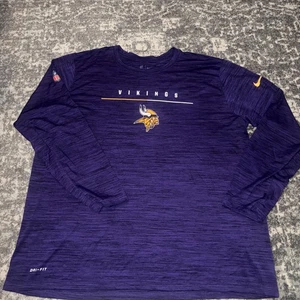 Nike Dri-Fit On Field Apparel Minnesota Vikings Herren LS T-Shirt Gr. XXL - Bild 1 von 5
