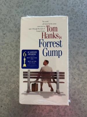 H1 Forrest Gump (VHS, 1995) Tom Hanks, Paramount, Orange Seal Intact, NEW SEALED - Image 1 of 2