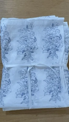 POTTERY BARN Micha Floral Pillowcase, 100% Cotton, Set of 2 Standard - Image 1 of 4