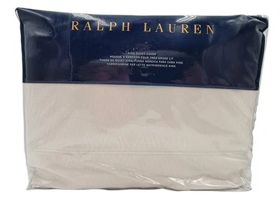 Funda nórdica Ralph Lauren Park Row Hayden King True Cream 108x96 precio de venta sugerido por el fabricante $570 Foto 1 de 4