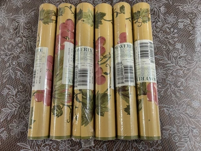 WAVERLY WALL BORDER ~ GRAPEVINE ~ 金色/纪念品/绿色 ~ (6) 卷 ~ 全新 — 第 1/3 张图片