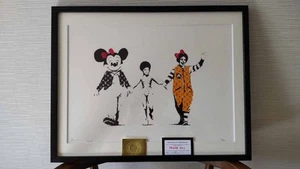 Peace DEATH NYC POPART 100 Masterpieces Poster W/Luxury framed - Picture 1 of 1