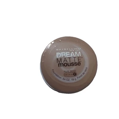 Maybelline Dream Matte Mousse Foundation, Pure Beige Medium 2, 0.5 fl oz SEALED - Image 1 of 2