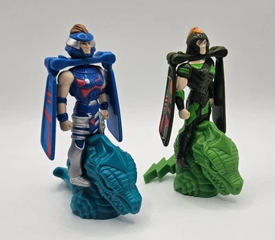 2x Burger King Kids Club 1996 Dragon Flyz Spielzeug - Bild 1 von 2