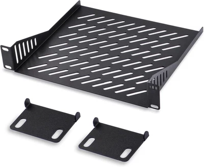 DeskPi RackMate Accessories Rack Shelf 10 inch 1U Rack 1U Server Rack Shelf  - Image 1 of 4
