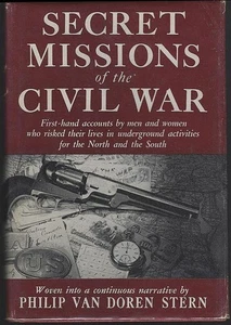 Secret Missions Civil War Philip Van Doren Stern 1959 Dust Jacket First Edition - Picture 1 of 1