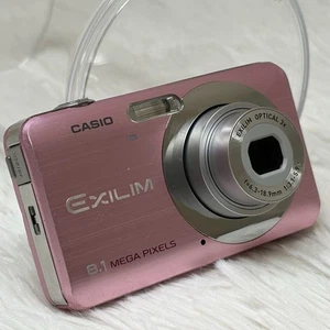 CASIO EXILIM EX-Z80 Pink Digital Camera 8.1MP 3x Optical Zoom From JAPAN - Picture 1 of 14