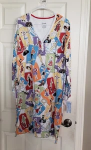 Nick & Nora Fashionistas Long Pajama Shirt Xl - Picture 1 of 7