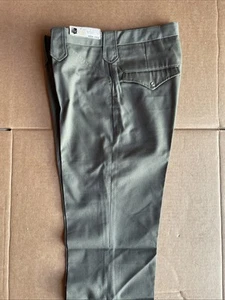 Dickson-Jenkins Herren Vintage 70er Jahre Neu aus altem Lagerbestand grün Polyester Western Hose Gr. 29x36 LESEN - Bild 1 von 11