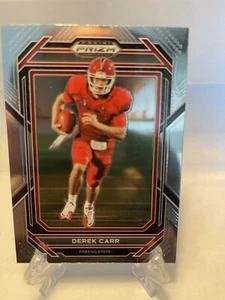 2023 Panini Prizm Draft Picks #29 Derek Carr Silver Base Crd Fresno State - Picture 1 of 2