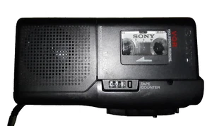 VTG Sony M-529V Microcassette-Corder VOR Voice Cassette Tape Recorder w/Tape - Picture 1 of 8
