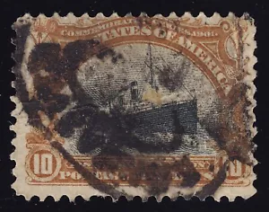 US Scott 299 gebrauchter Knick und kleiner Riss auf der rechten Seite (niedriger Preis!!!) Lot AD8008 - Bild 1 von 2