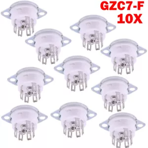 10X 7-Pin B7G Tube Socket For EAA91, EC92, 6Z4 6X4 1A2 6H2 6J5 Tube AMP DIY NEW - Bild 1 von 8