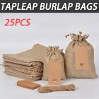 25pcs Jewelry Tapleap Burlap Bags Candy Pouches  Wedding Candy Gift Storage