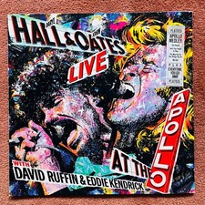 Daryl Hall & John Oates Live At The Apollo 12" Vinyl LP 1985 RCA Records PL87035