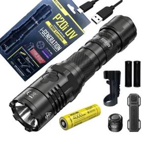 Nitecore P20i UV (P20iUV) Light USB-C Rechargeable LED Flashlight w/ RSW2i WL Wi - Picture 1 of 12