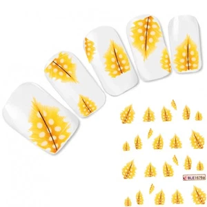 Pluma de tatuaje Nail Art pegatina pluma pegatina de uñas ¡Nuevo! - Imagen 1 de 3
