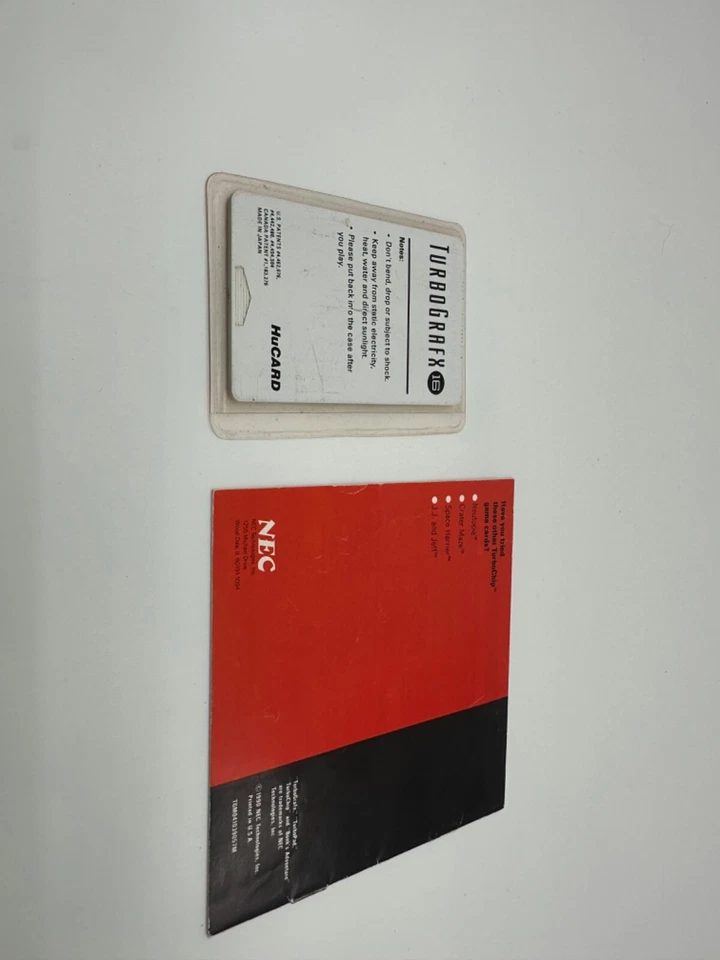 BONKS ADVENTURE TurboGrafx-16 Game and instruction booklet Only - Tested - Image 1 of 2