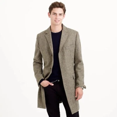 J. Crew Ludlow 100% English Wool Topcoat Style B2267 Size 36S Free Shipping - Image 1 of 4
