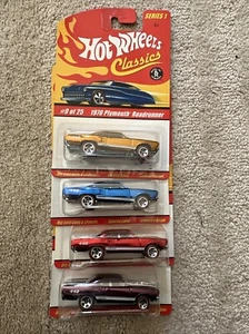 2008 4 SET ‘70 Plymouth ROAD RUNNER HOT WHEELS CLASSICS 1 MOPAR 1970 - Picture 1 of 12