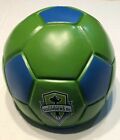 Rare Seattle Sounders Fc Soccer Ball Shaped Thick Foam Hat Blue & Green Look!