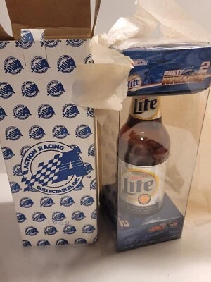 1/64 Scale Stock Car #2 Rusty Wallace Toy Car in Bottle Miller Lite NWT MIB YADA - Image 1 of 4